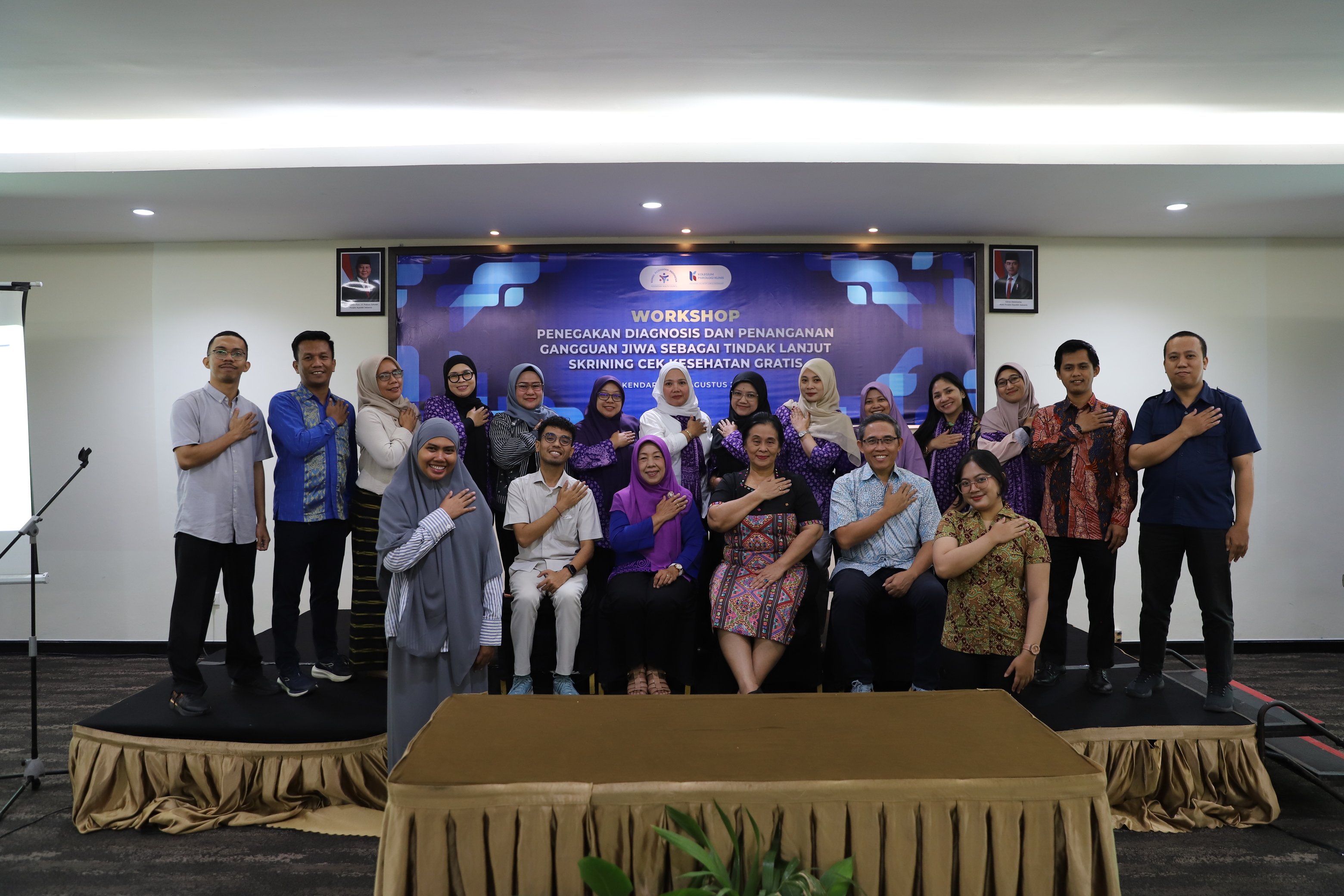 Workshop Penegakan Diagnosis Penanganan Gangguan Jiwa Sebagai Tinjak Lanjut Skrining Cek Kesehatan Gratis